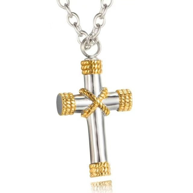 Collier Urne de Crémation Pendentif Toujours dans Mon Cœur pour Cendres-A015