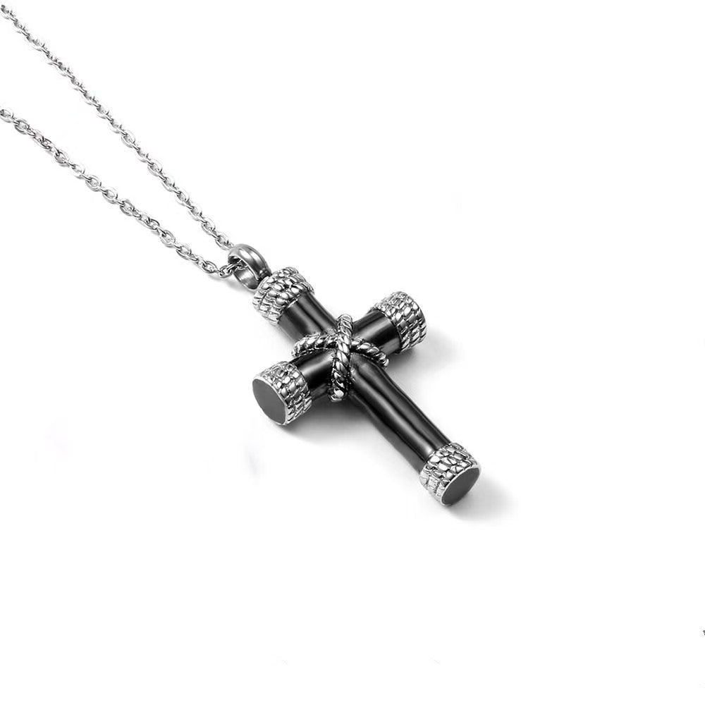 Collier Urne de Crémation Pendentif Toujours dans Mon Cœur pour Cendres-A015