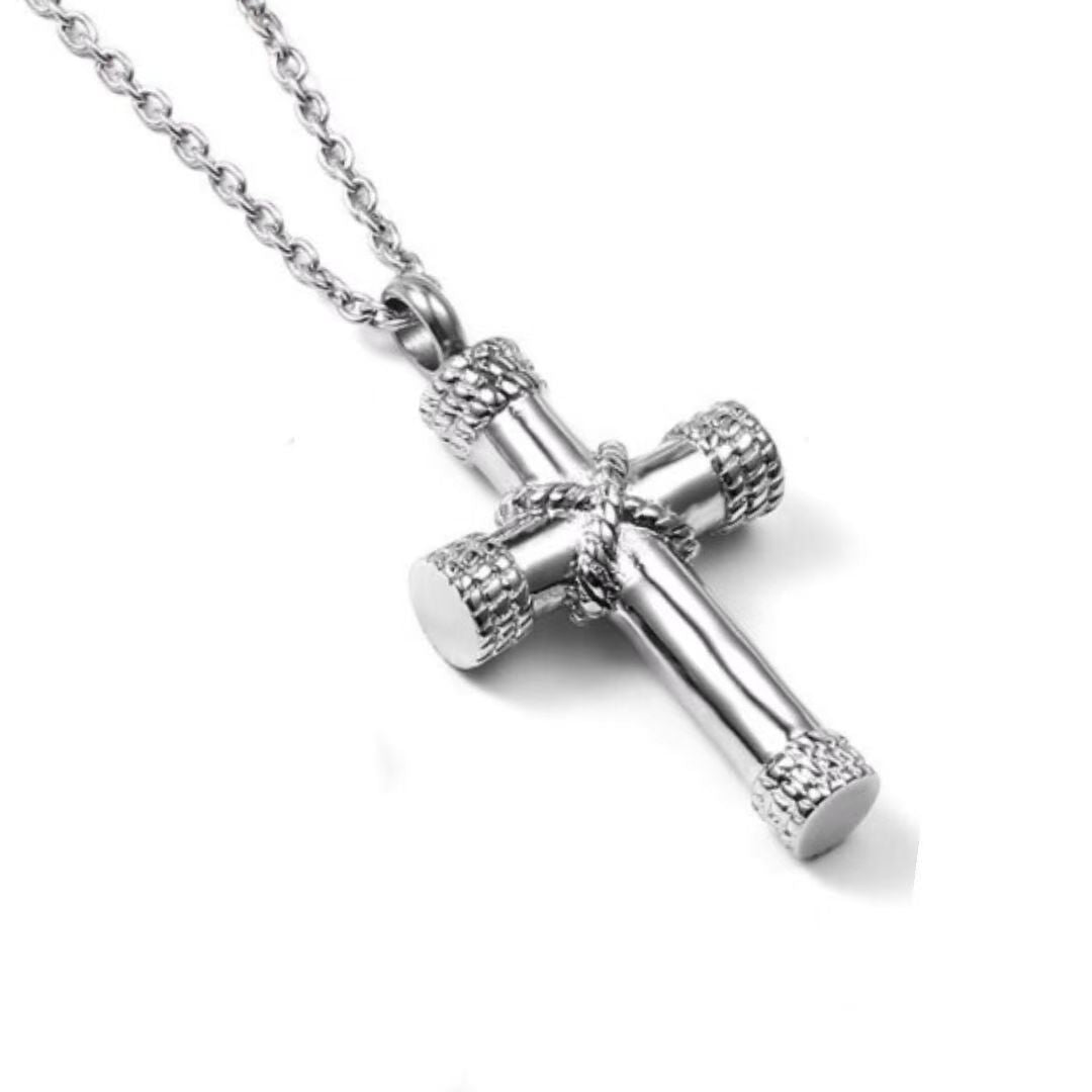 Collier Urne de Crémation Pendentif Toujours dans Mon Cœur pour Cendres-A015