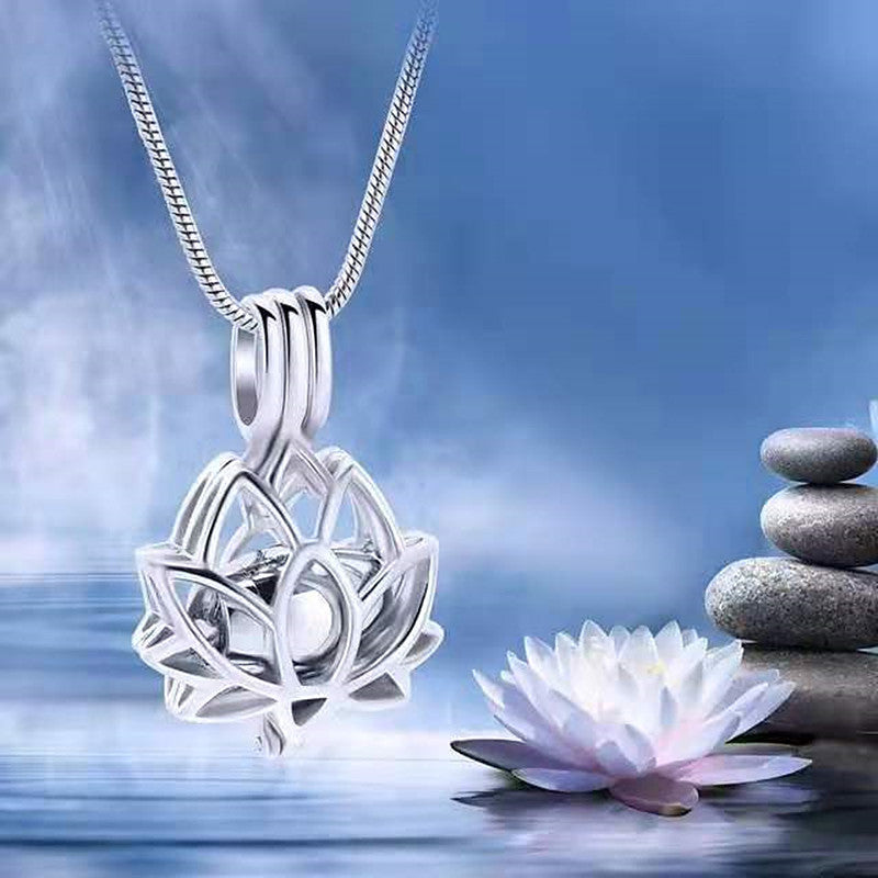 Collier Urne de Crémation Pendentif Toujours dans Mon Cœur pour Cendres-A015