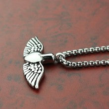 Cremation Urn Wings Necklace Memorial Jewelry-A032