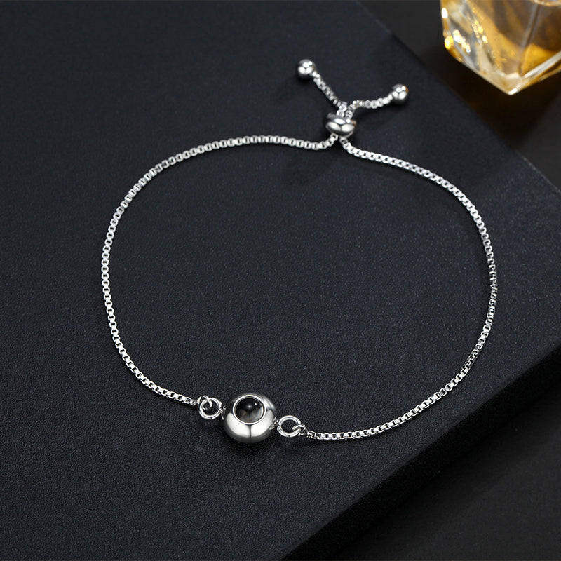 Personalized Photo Projection Bracelet Simple Style - P024