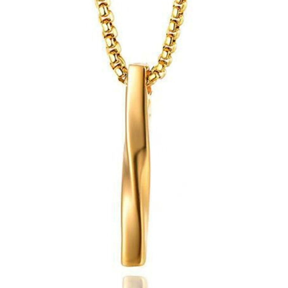 Cremation Urn Necklace Simple Pendant for Ashes-A025