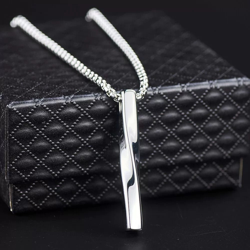 Cremation Urn Necklace Simple Pendant for Ashes-A025