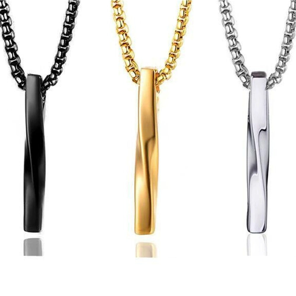Cremation Urn Necklace Simple Pendant for Ashes-A025