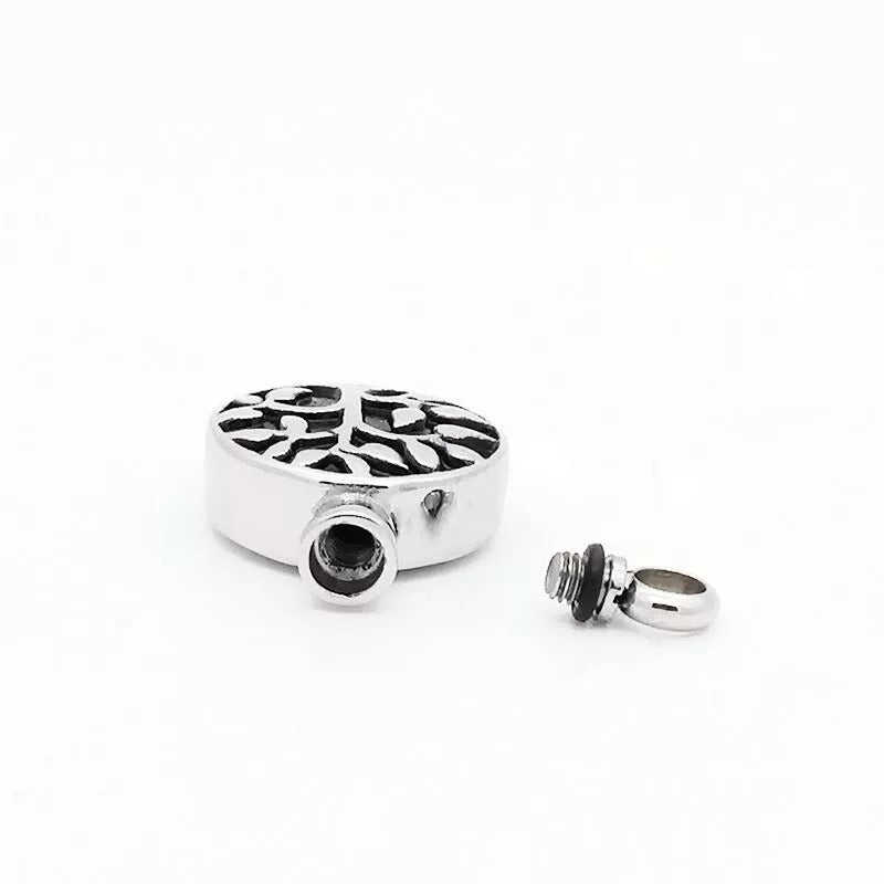 Cremation Urn Necklace Life Tree Memorial Jewelry-A027