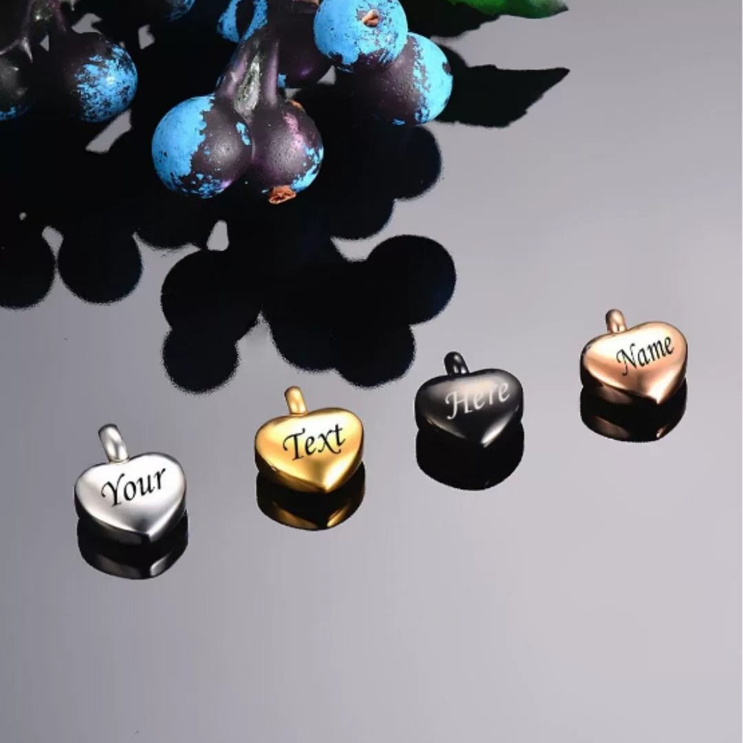 Cremation Urn Necklace Mini Heart Pendant for Ashes-A023