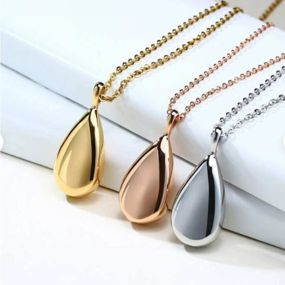 Collier Urne de Crémation Pendentif Toujours dans Mon Cœur pour Cendres-A015