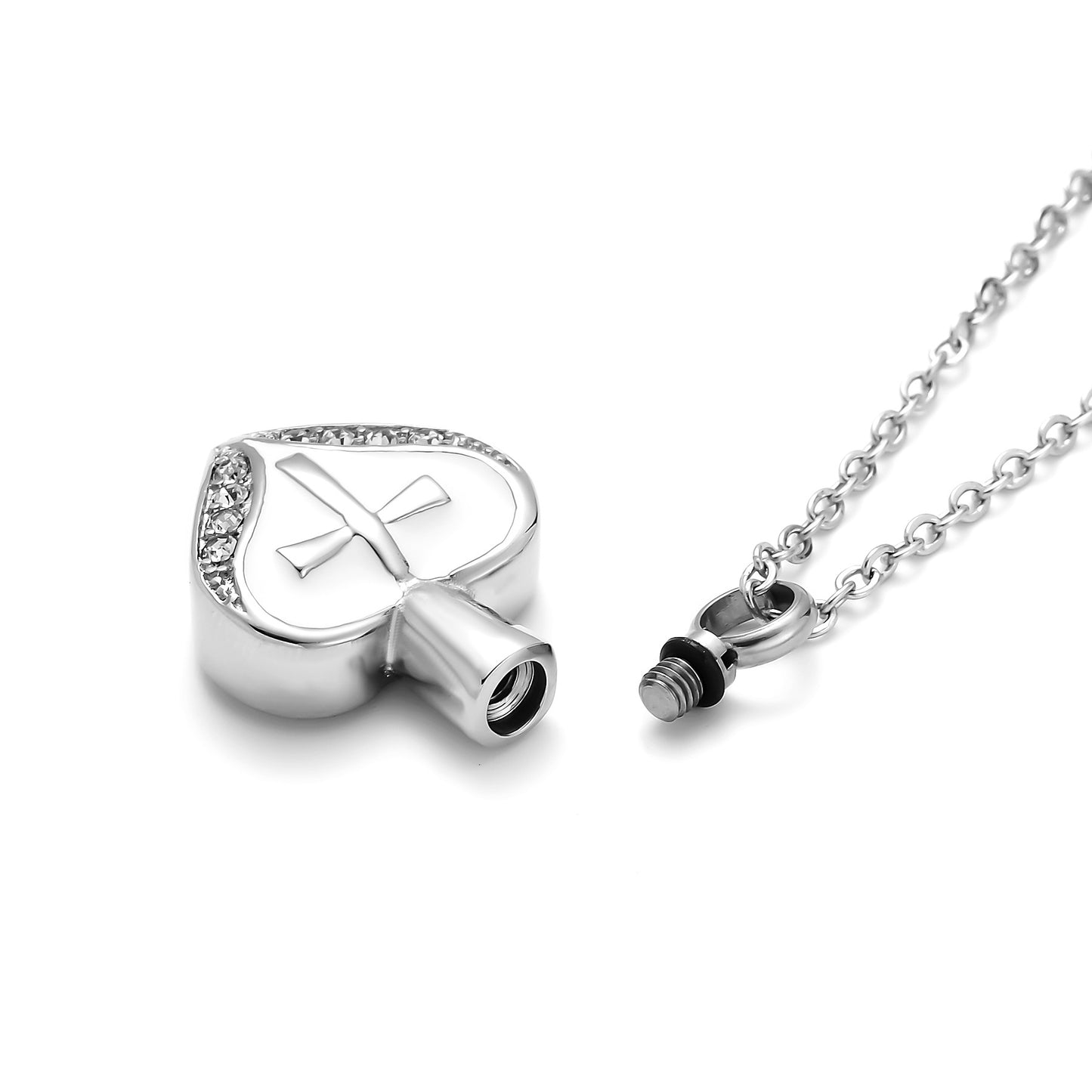 Kremationsurne-Halskette Hundeknochen-Anhänger für Asche Gedenkschmuck-A006