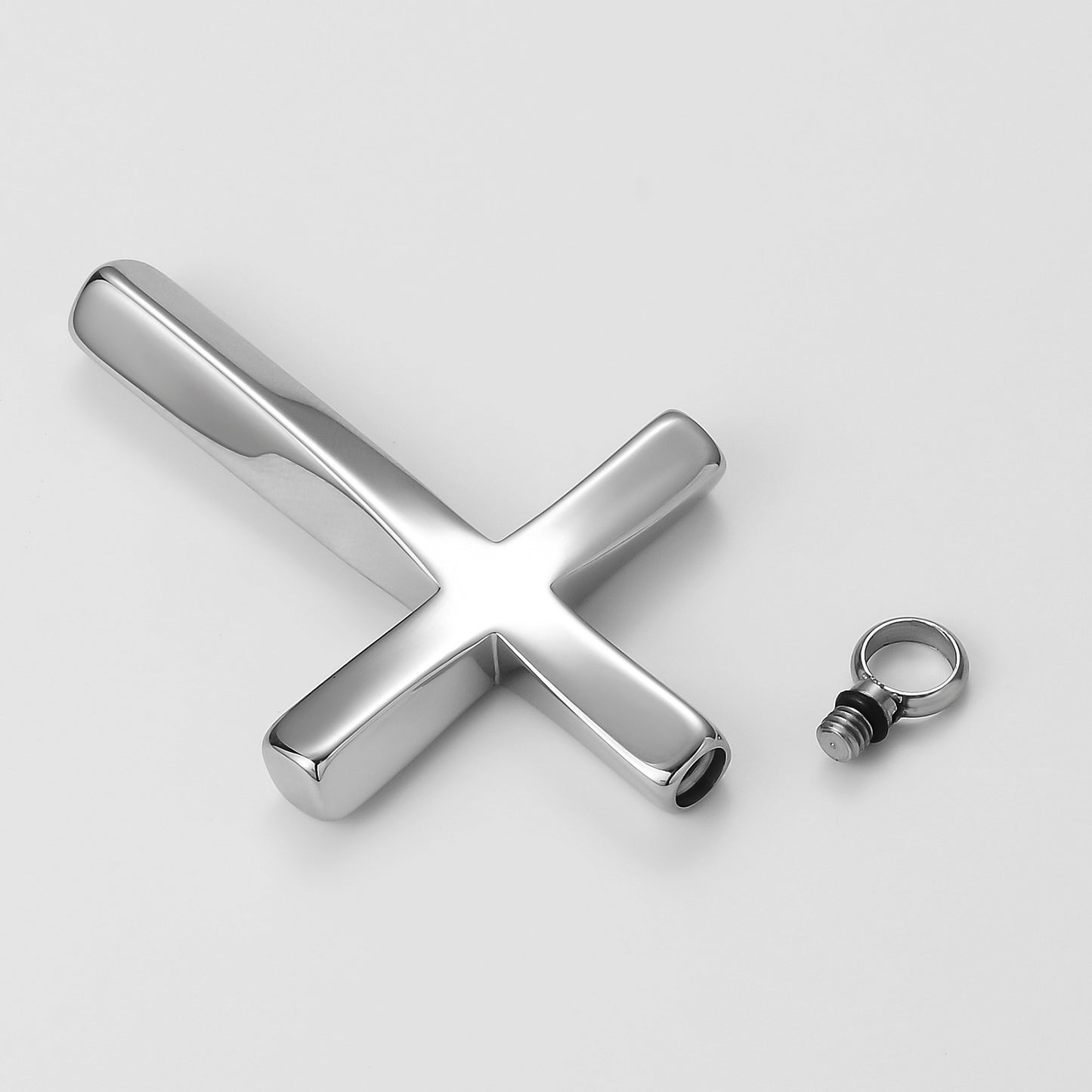 Collar de urna de cremación colgante en forma de hueso de perro para joyería conmemorativa de cenizas-A006