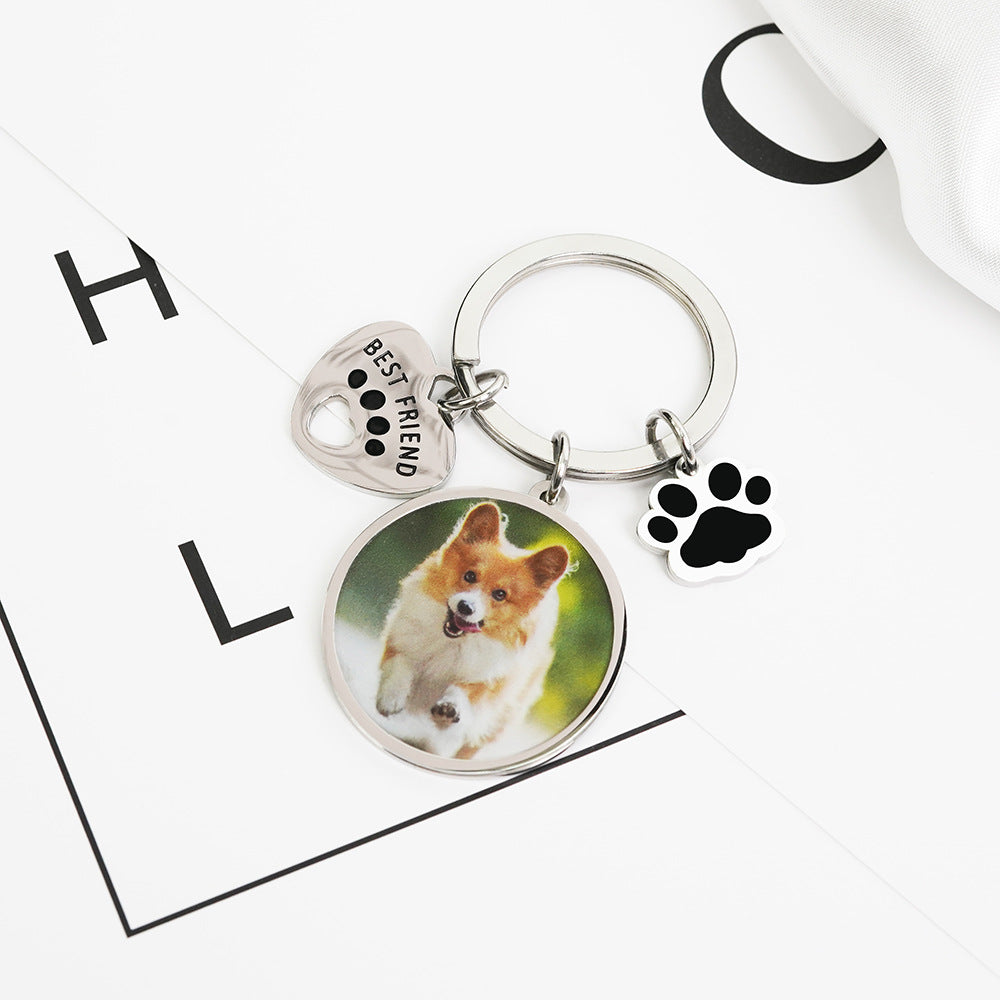 Custom Photo Keychain For Pet -K020