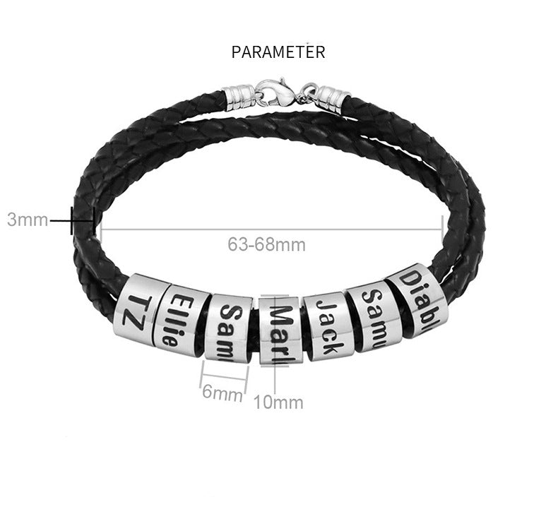 Custom Engraving Bracelet-B104