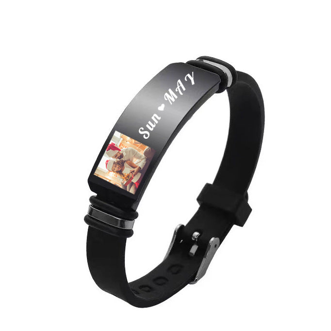 Custom Photo Engraving Bracelet-B101