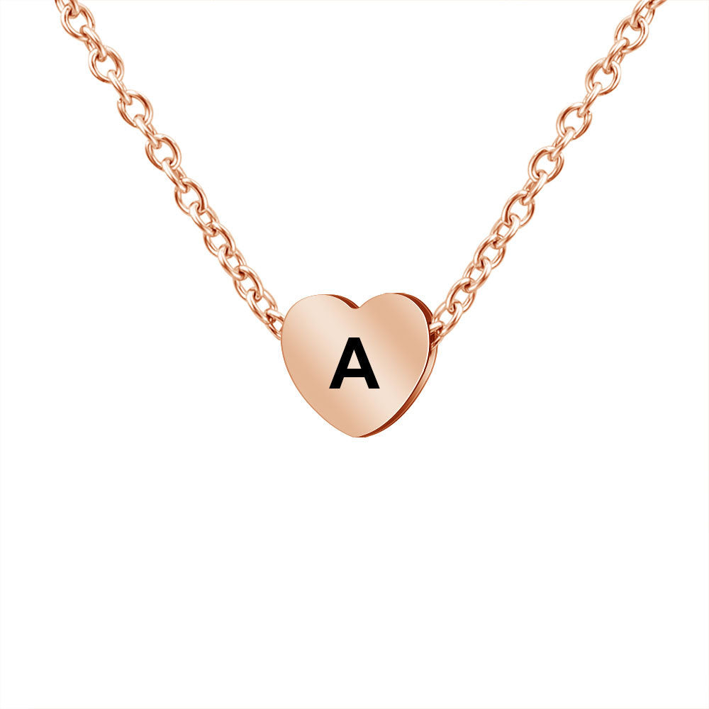 Basic Initial Necklace-N015