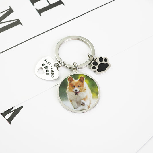 Custom Photo Keychain For Pet -K020