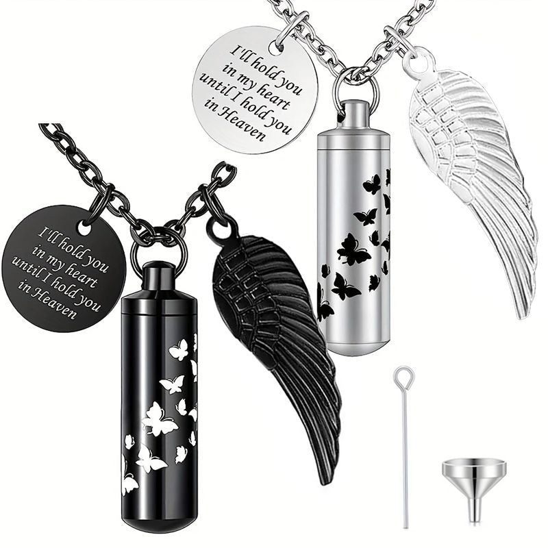 Kremationsurne Halskette Topf Anhänger Immer in meinem Herzen für Asche-A015