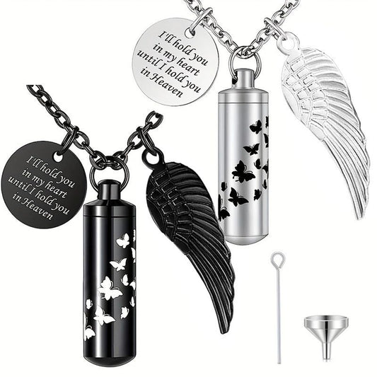 Kremationsurne Halskette Topf Anhänger Immer in meinem Herzen für Asche-A015