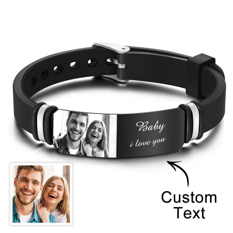 Custom Photo Engraving Bracelet-B101