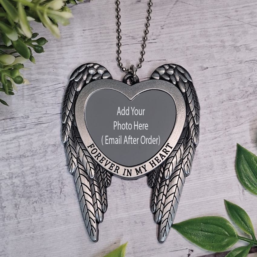 Christmas Ornaments - Angel Wings Forever In My Heart Ornaments-O004