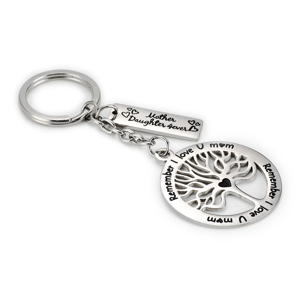 Key Chain Life Tree Mother Daughter 4ever -K003