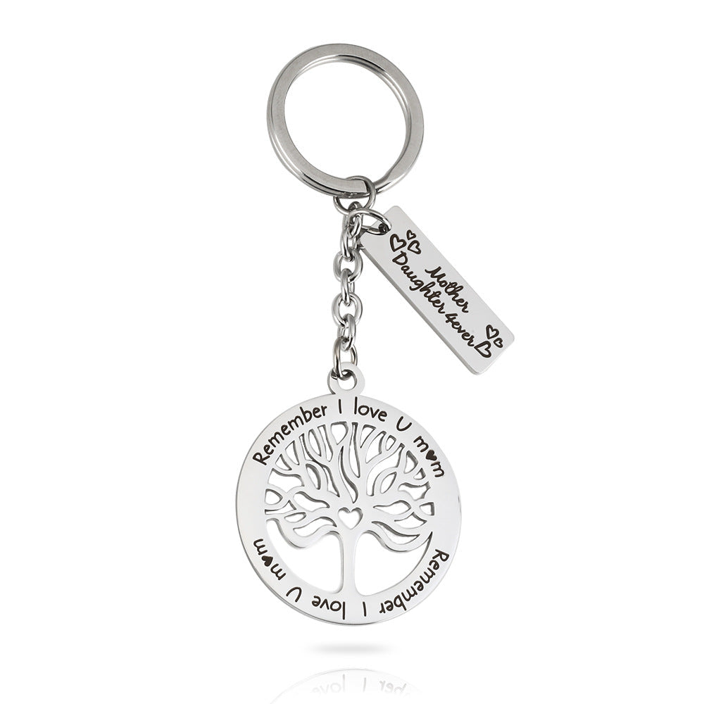 Key Chain Life Tree Mother Daughter 4ever -K003